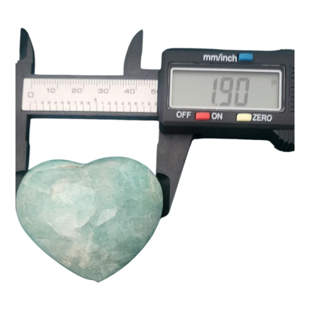 Amazonite Heart Crystal A3